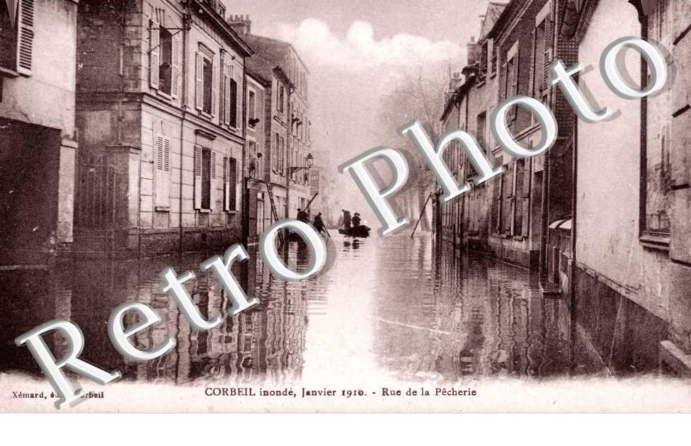 Inondations 1910, Rue de la Pecherie