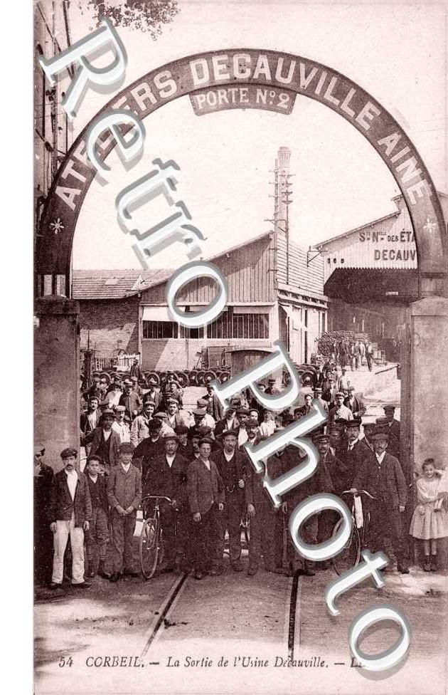 usine Decauville, la sortie