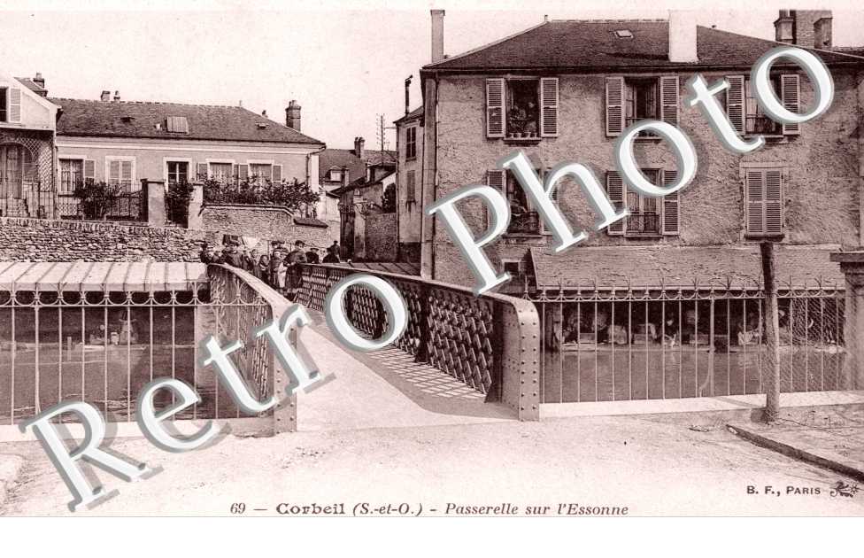 Passerelle sur l'Essonne