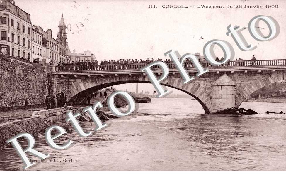 L'Accident du 20 janvier 1906 - pont