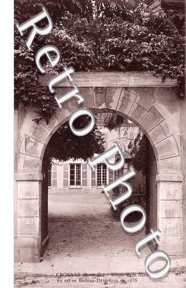 Entree de la Maison ou est ne Boileau Despreaux en 1636