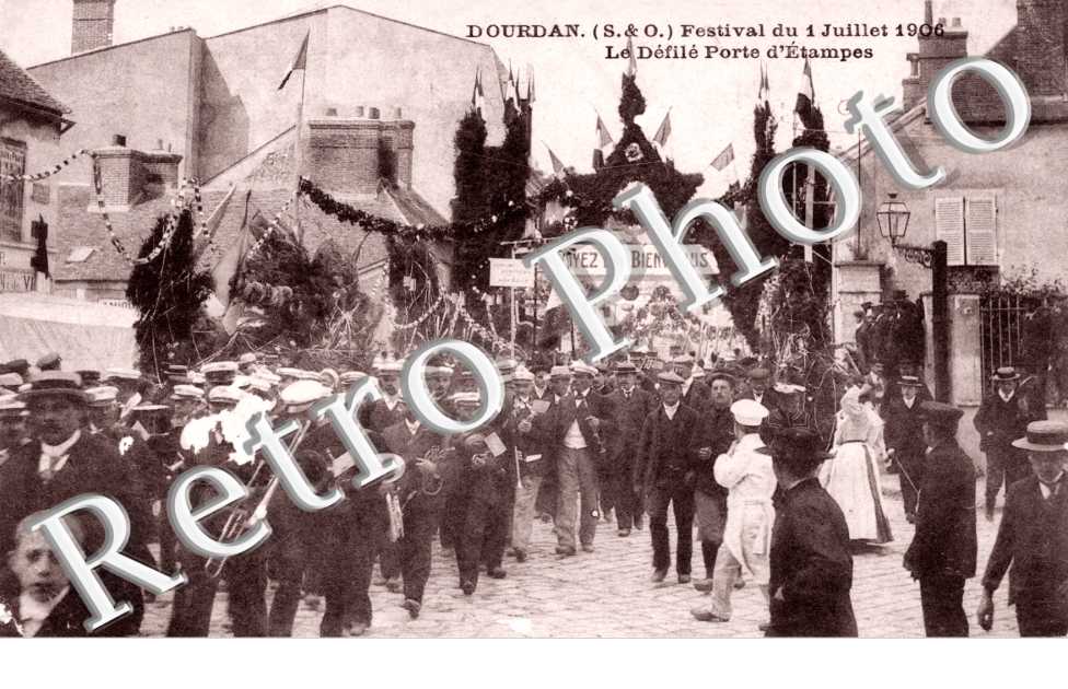 Festival du 1 juillet 1906 - Defile Porte d'Etampes