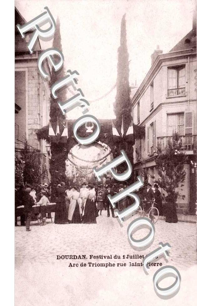  Festival du 1 juillet 1906 - Arc de triomphe rue saint Pierre