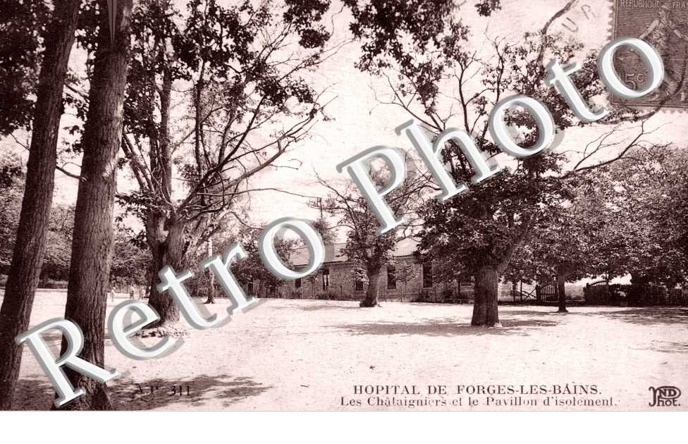 L'Hopital, les Chataigniers et le Pavillon d'Isolement