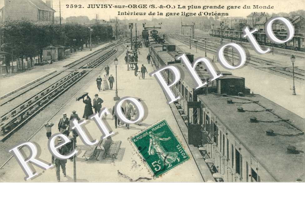 Interieur de la Gare ligne d'Orleans