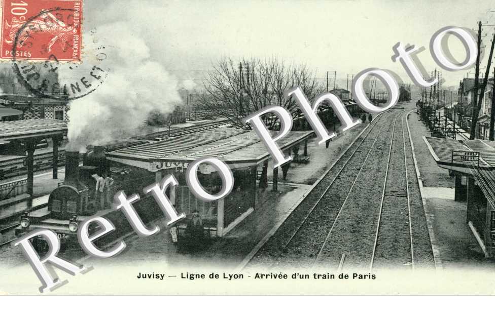 Ligne de Lyon, Arrivee d'un train de Paris