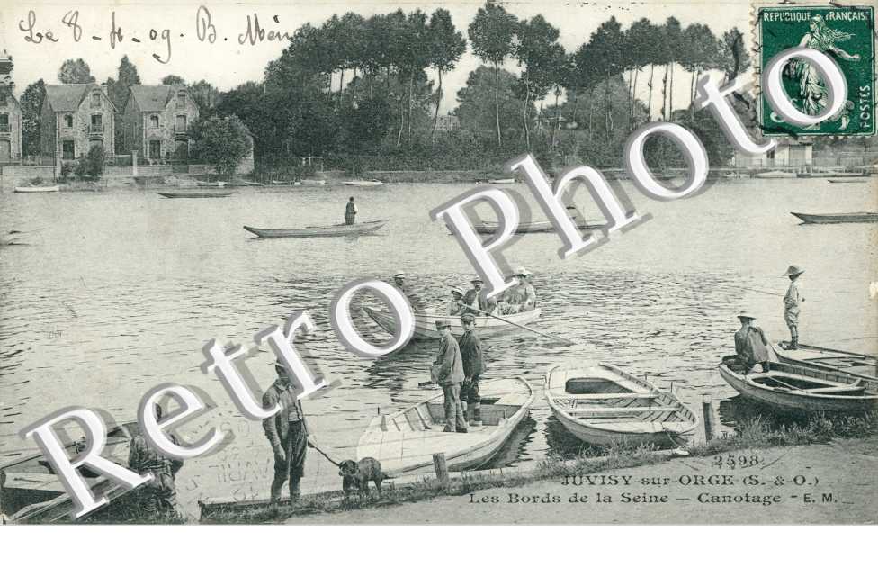 Les bords de la seine - canotage