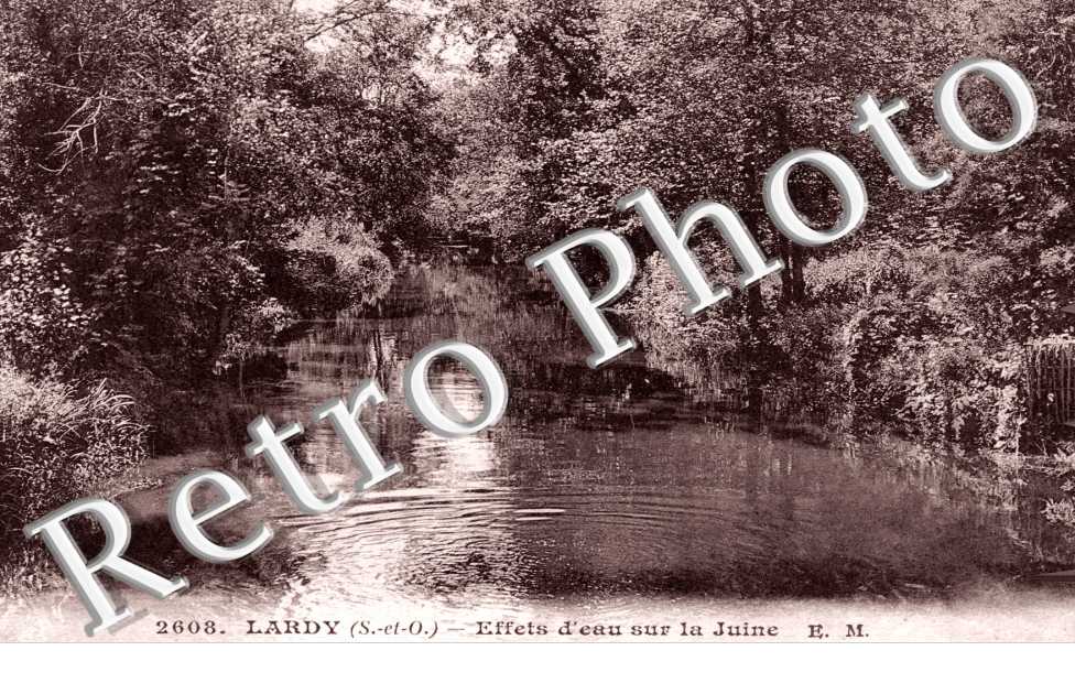 Effets d'eau sur la Juine