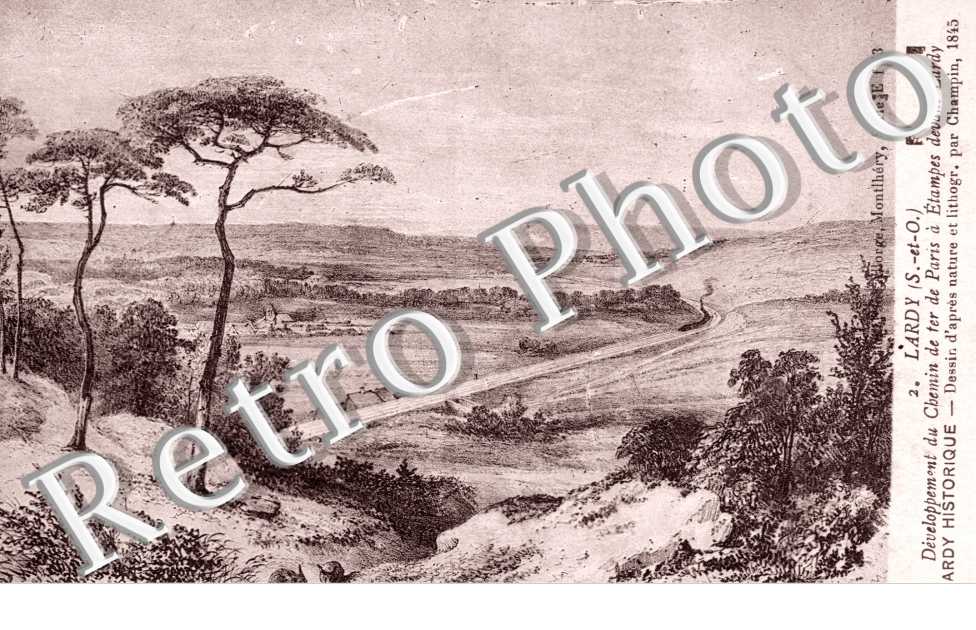 Lardy historique, developpement du Chemin de Fer