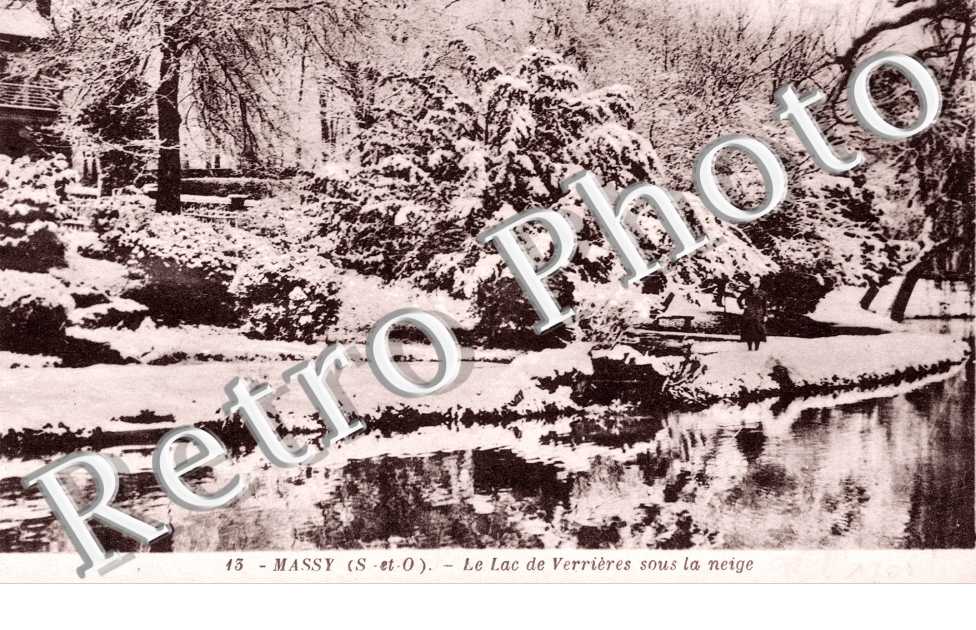 Le Lac de Verrieres sous la neige