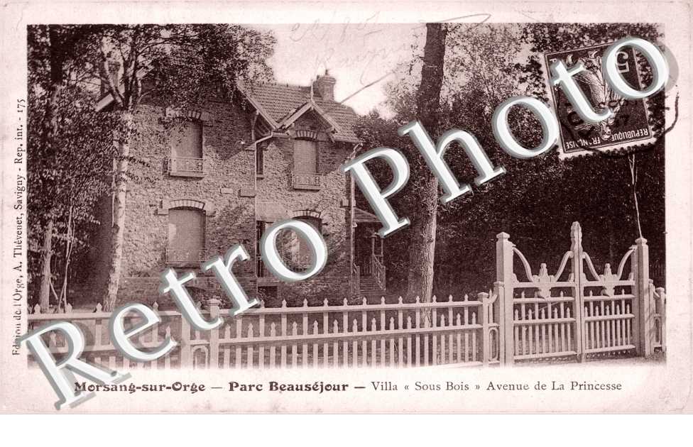 Parc Beausejour, Villa Sous Bois, Avenue de La Princesse