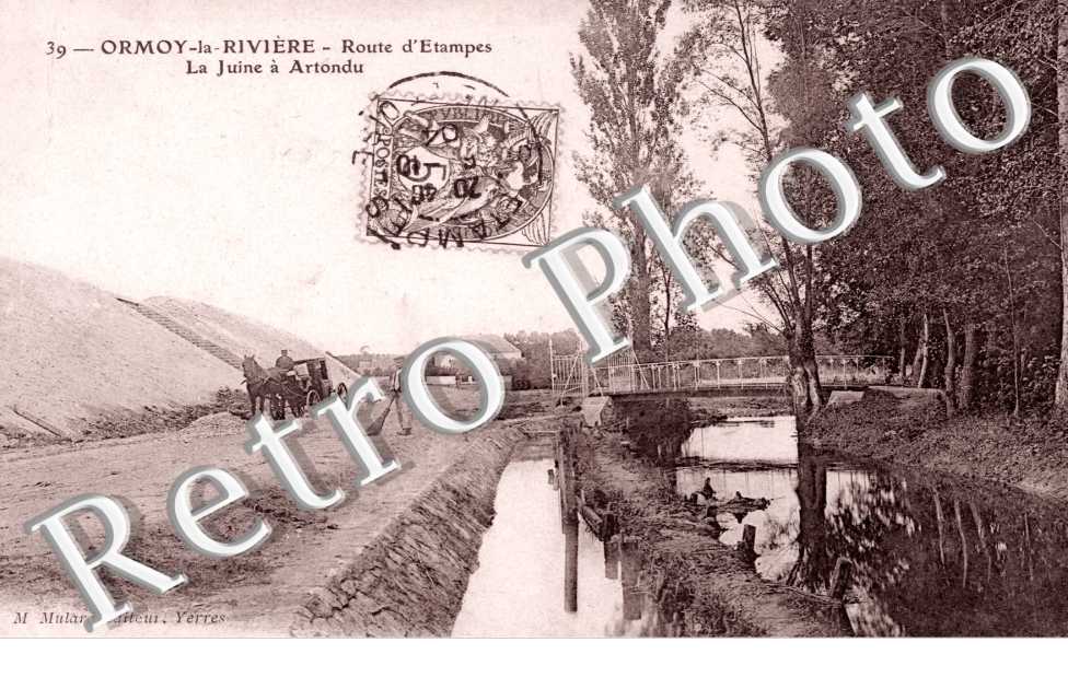 Route d'Etampes, la Juine a Artondu