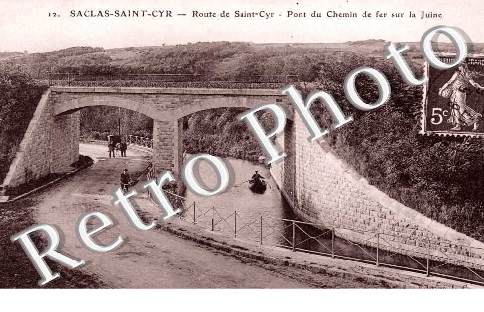 Route de Saint Cyr, Pont du Chemin de Fer sur la Juine