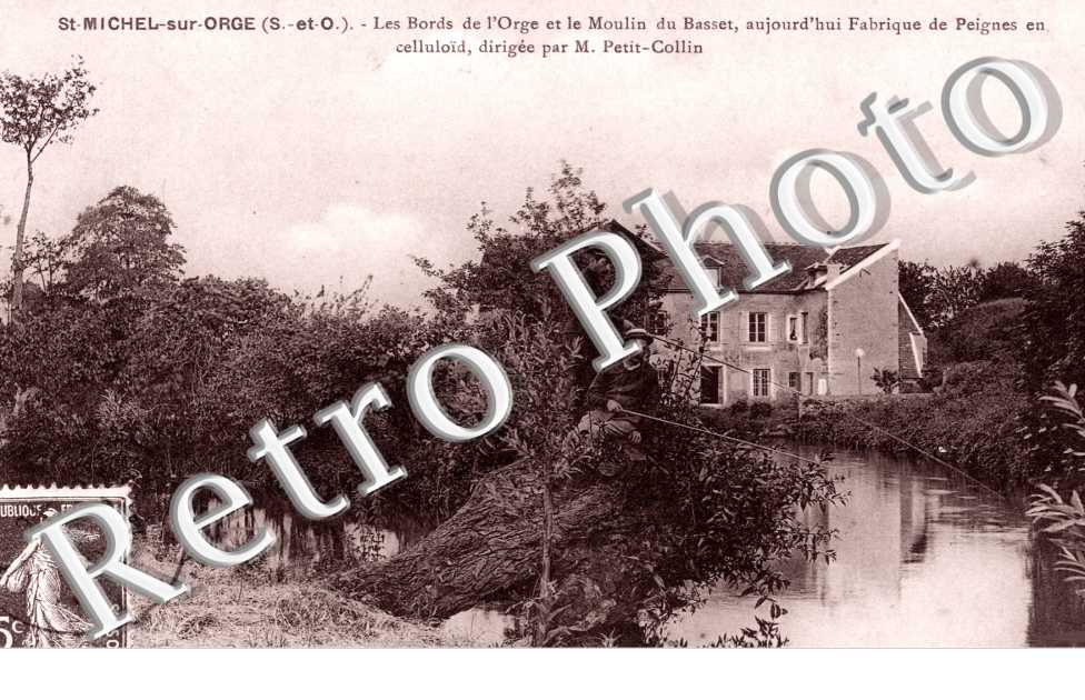 Les Bords de l'Orge et le Moulin, aujourd'hui Fabrique de Peignes