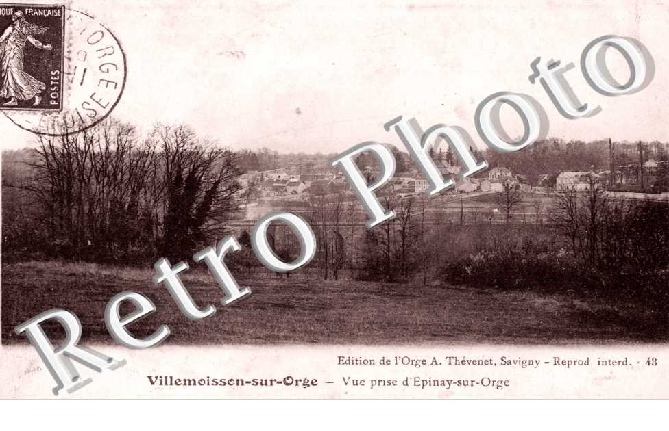 Vue prise d'Epinay sur Orge