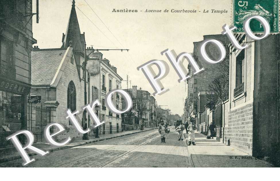 Avenue de Courbevoie, le Temple