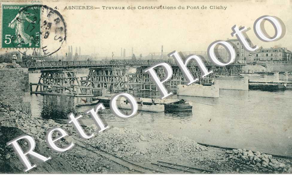 Travaux des Constructions du Pont de Clichy