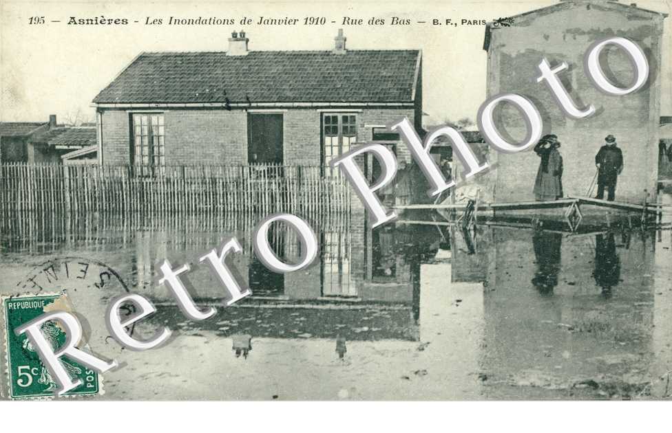 Inondations de janvier 1910, Rue des Bas