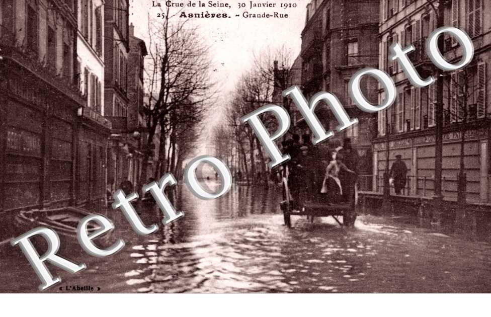 Inondations 1910, la Grande Rue