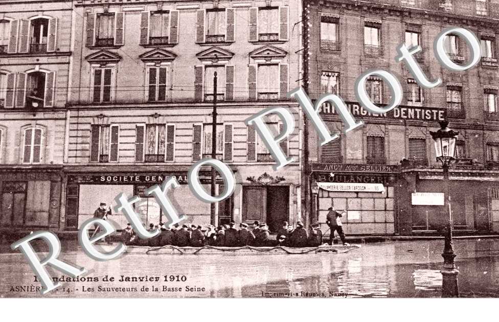 Inondations 1910, les Sauveteurs de la Basse Seine