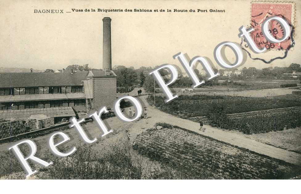 Vues de la Briqueterie des Sablons et de la Route du Port Galant