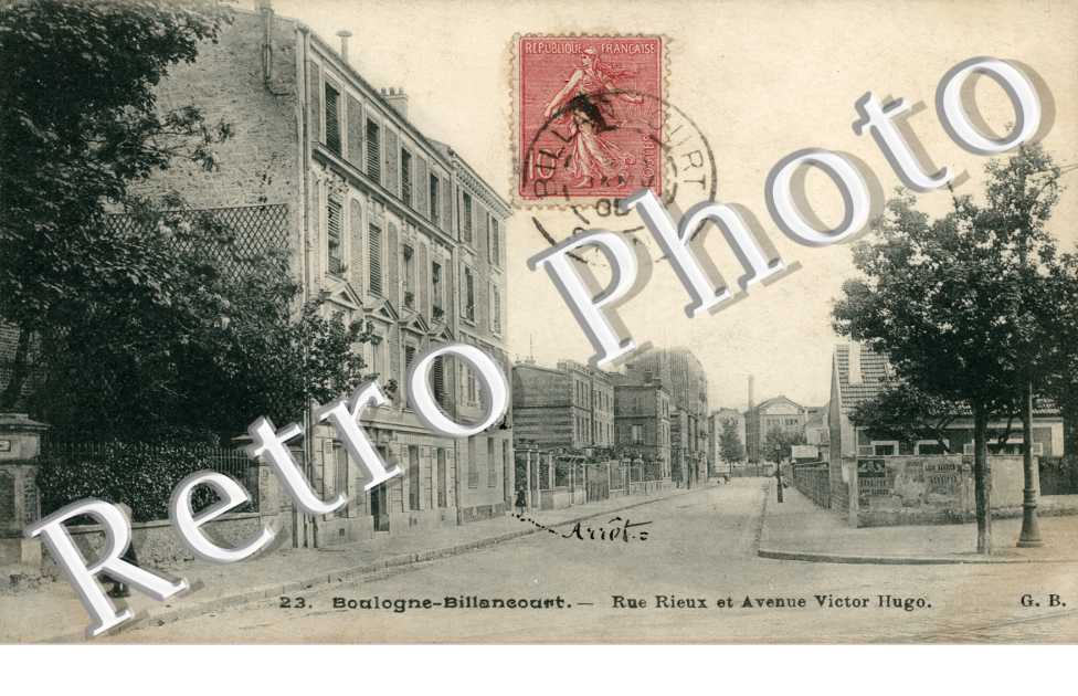 Rue Rieux et Avenue Victor Hugo