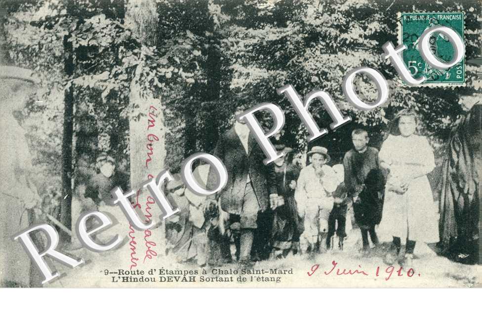 L'Hindou DEVAH sortant de l'etang