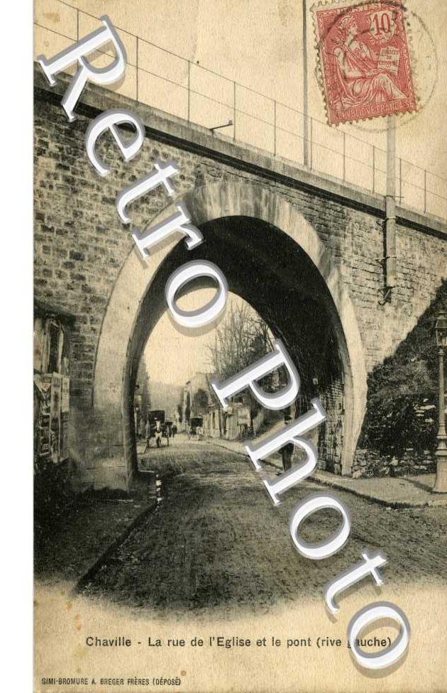 la Rue de l'Eglise et le Pont