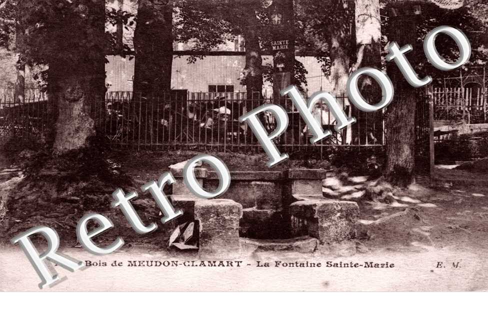 Bois de Meudon Clamart, Fontaine Sainte Marie