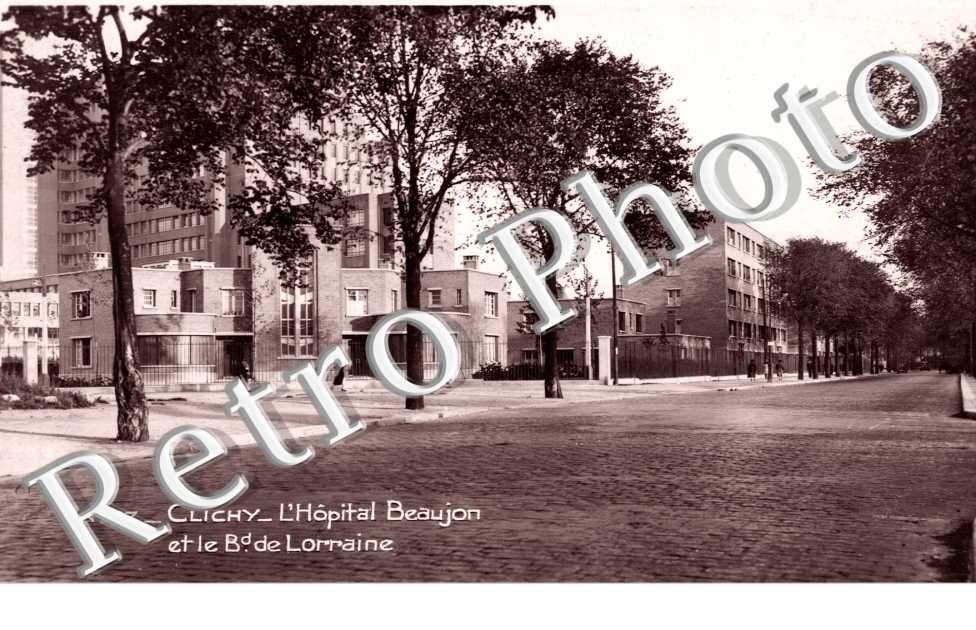 L'Hopital Beaujon et le Boulevard de Lorraine