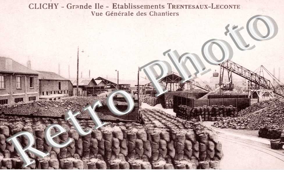 Grande Ile, Etablissements Trentesaux-Leconte, Vue generale des Chantiers