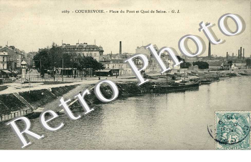 Place du Pont et Quai de Seine