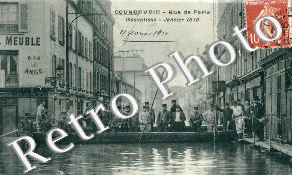Rue de Paris, Inondations 1910