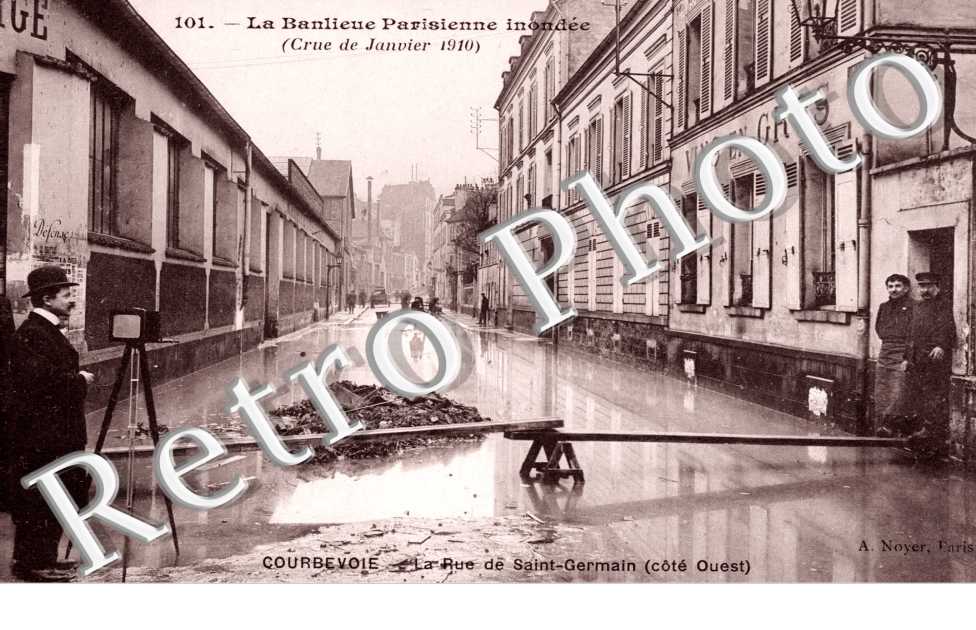 Crue de la Seine 1910, Rue de Saint Germain