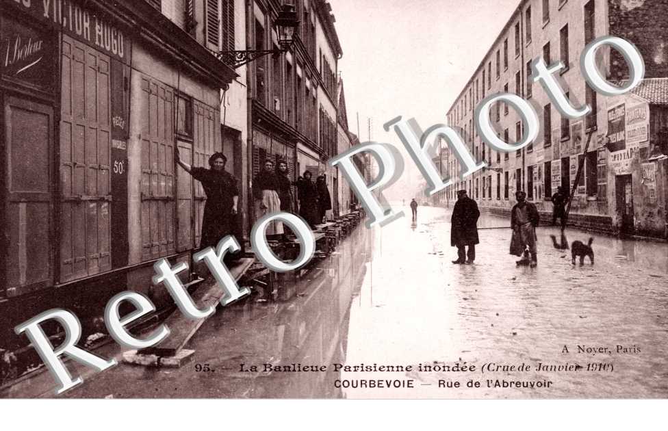 Crue de la Seine 1910, Rue de l'Abreuvoir