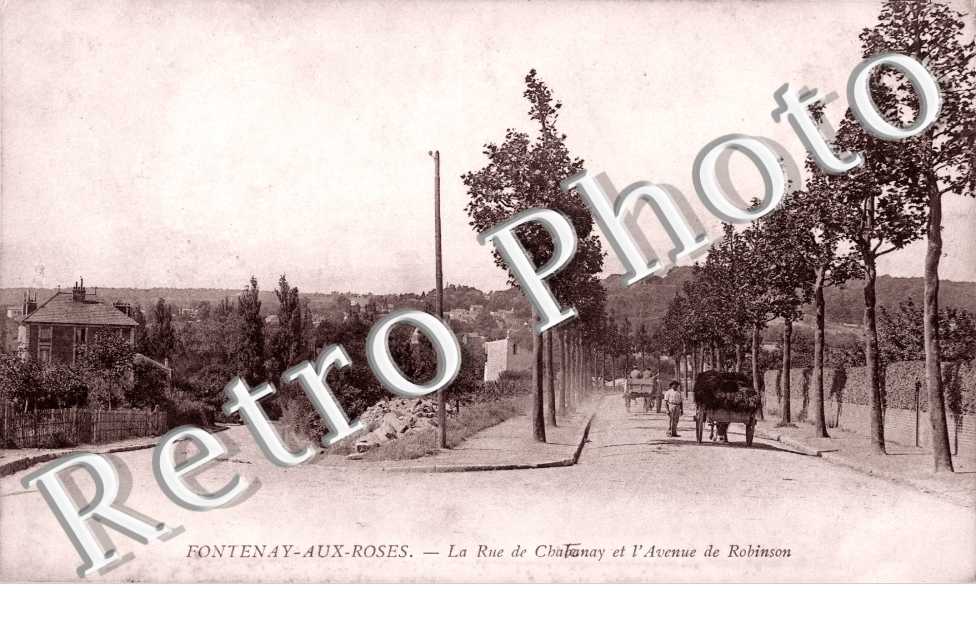 La Rue de Chabanay et l'Avenue de Robinson