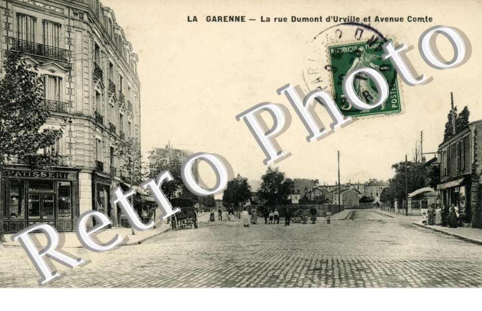 la rue Dumont d'Urville et avenue Comte