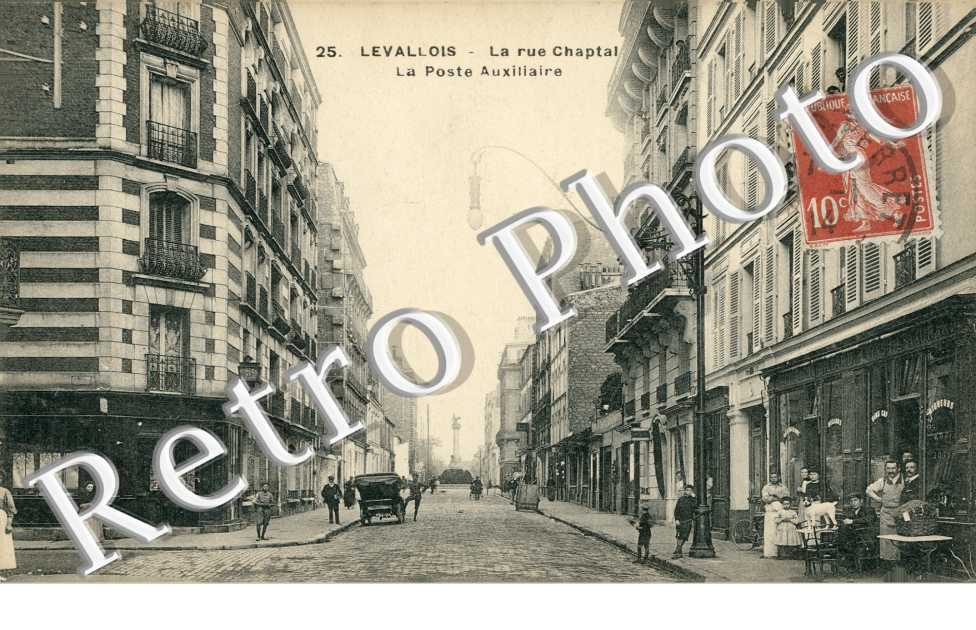 La Rue Chaptal et la Poste Auxiliaire