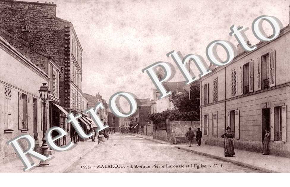 L'Avenue Pierre Larousse et l'Eglise