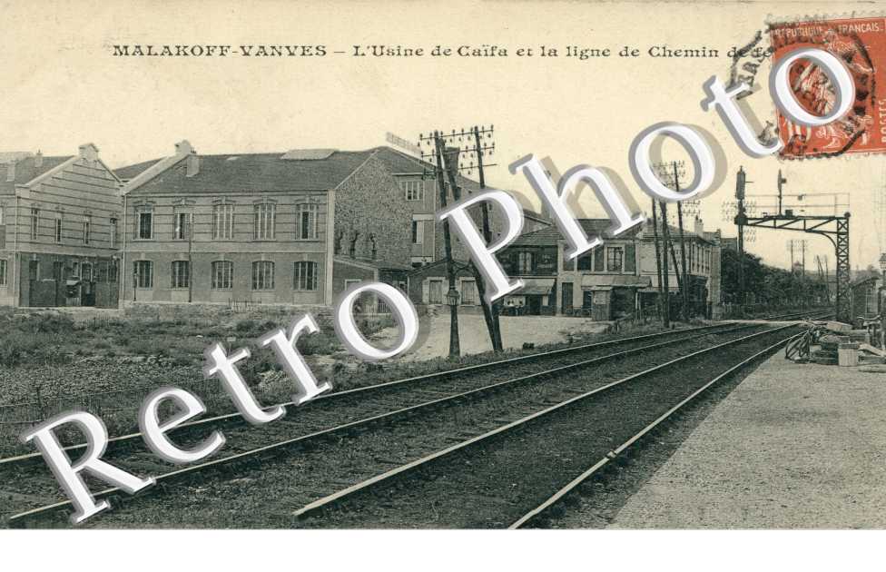 L'Usine de Caifa et la Ligne du Chemin de Fer