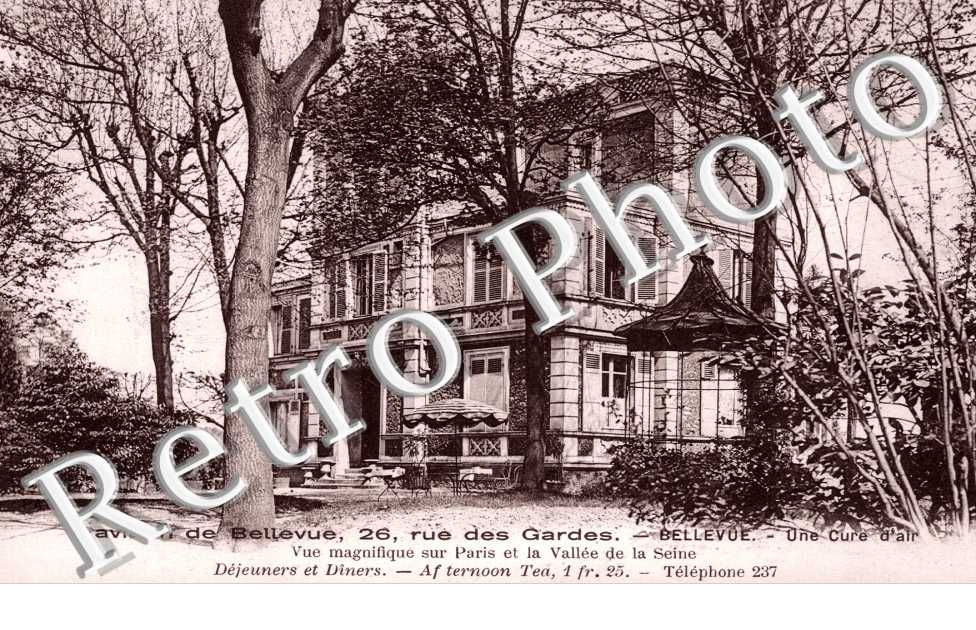 Pavillon de Bellevue, Rue des Gardes, une Cure d'Air