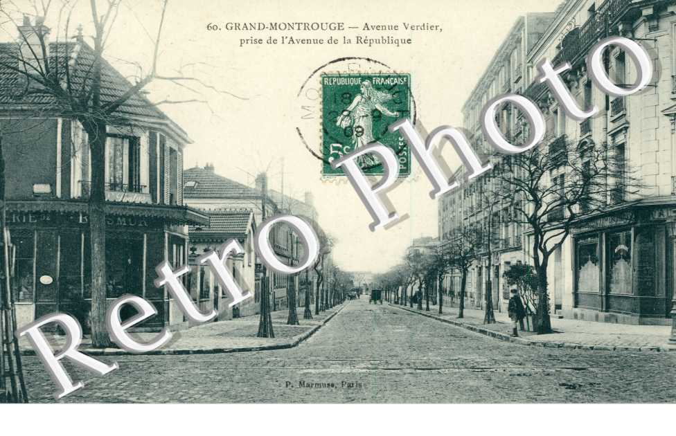 Avenue Verdier prise de l'avenue de la République