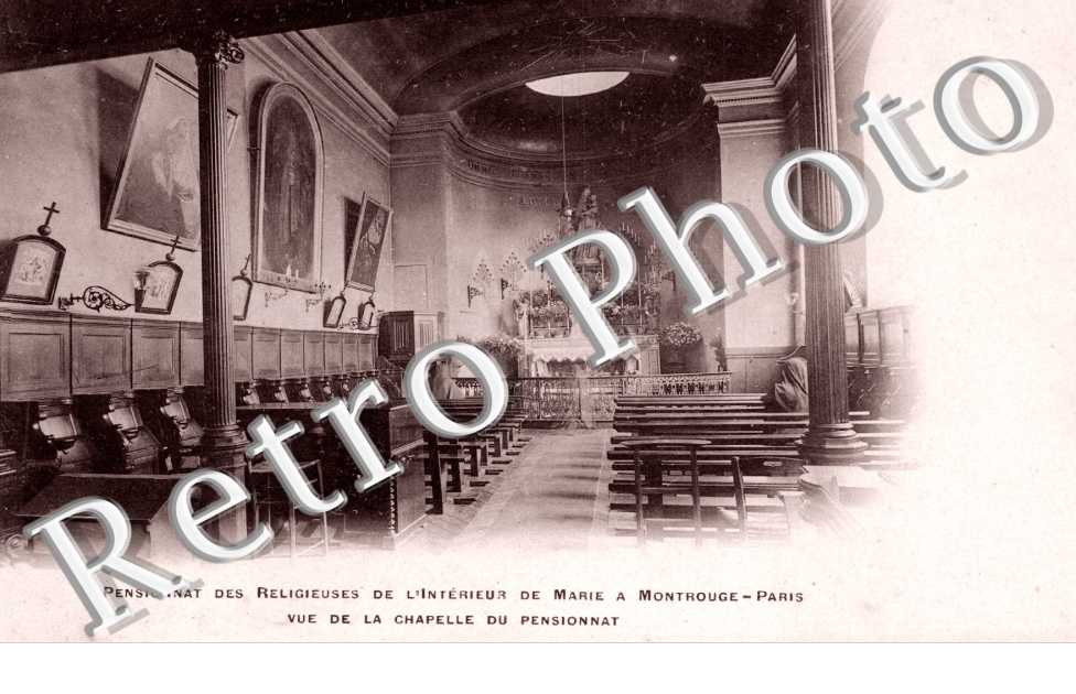 Pensionnat des Religieuses de l'Interieur de Marie, Vue de la Chapelle du Pensionnat