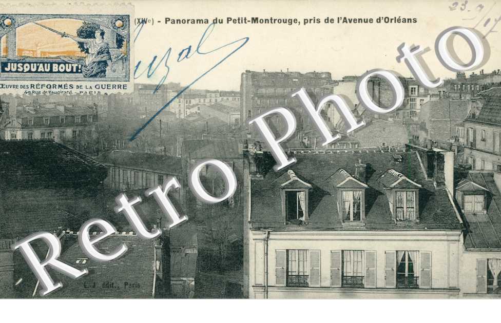 Panorama du Petit Montrouge, pris de l'avenue d'Orleans