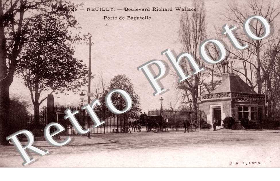 Boulevard Richard Wallace Porte de Bagatelle
