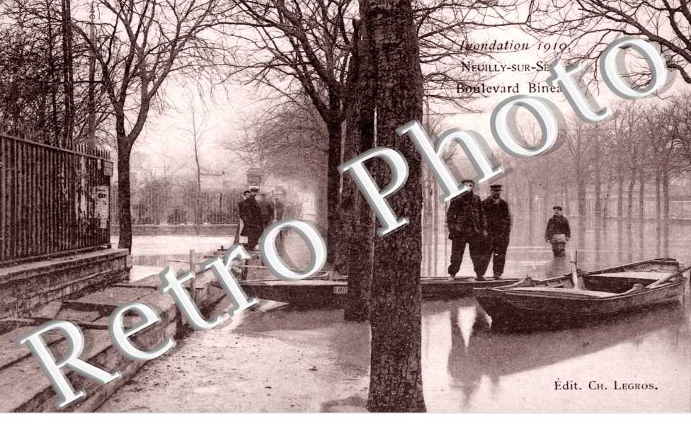Inondation 1910, Boulevard Bineau