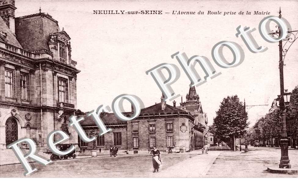 l'avenue du Roule prise de la mairie - avenue ACHILLE PERETTI