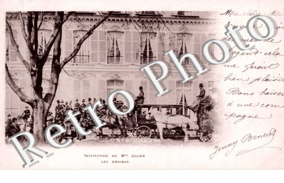 Institution de Mlle Julien, les Omnibus