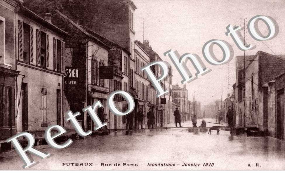 rue de Paris - Inondations janvier 1910