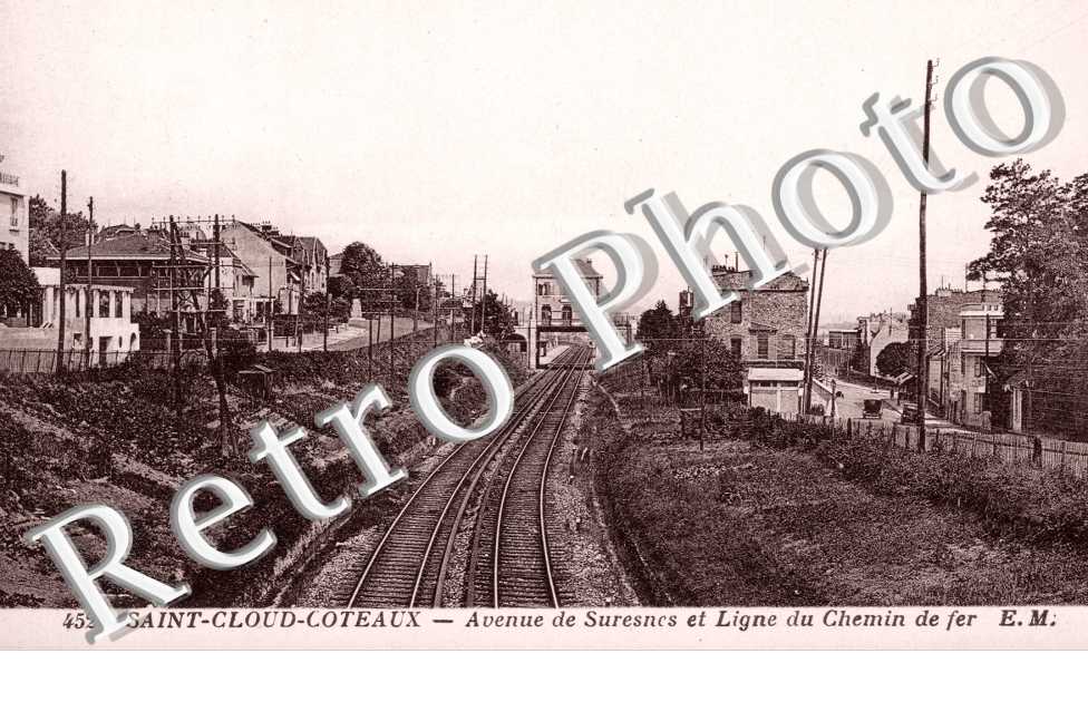 Avenue de Suresnes et Ligne du Chemin de Fer
